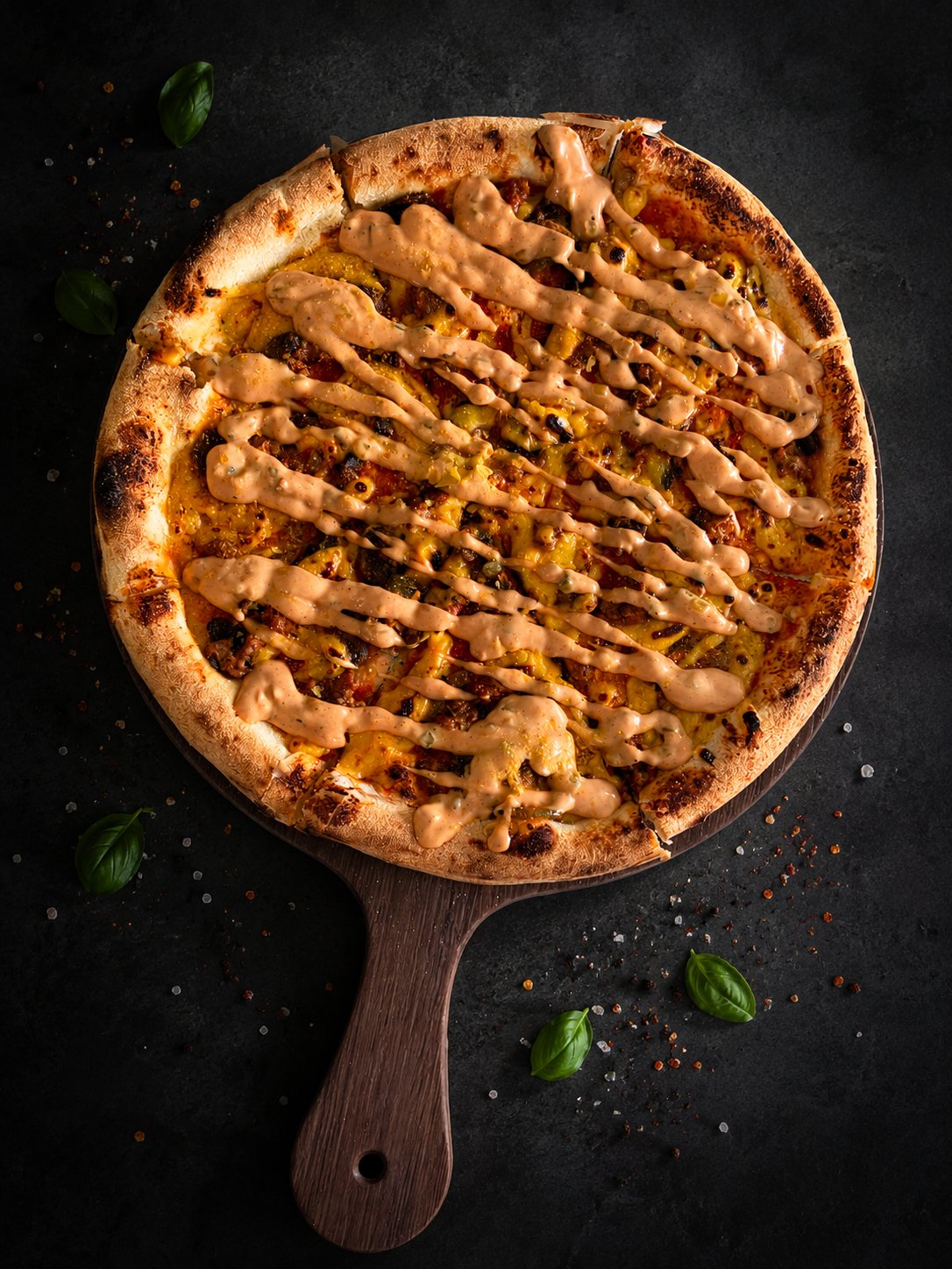 Cheese Burger Pizza 